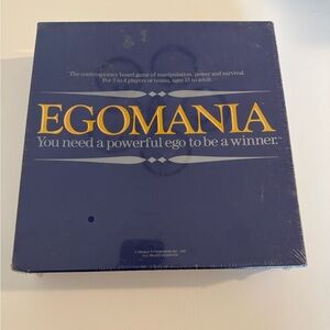 Egomania Strategy Board Game 1987 Unopened
